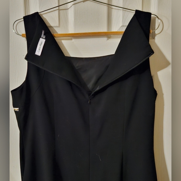 CALVIN KLEIN Sleeveless Sheath Dress ( Black), Size 14 - Picture 4 of 7